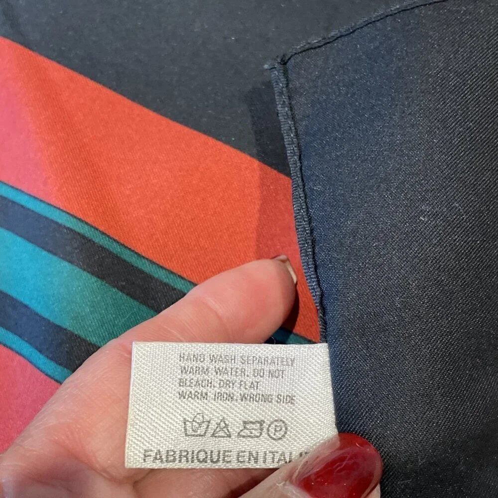 Vintage BETMAR ITALY Hat Fancier Scarf 34X34